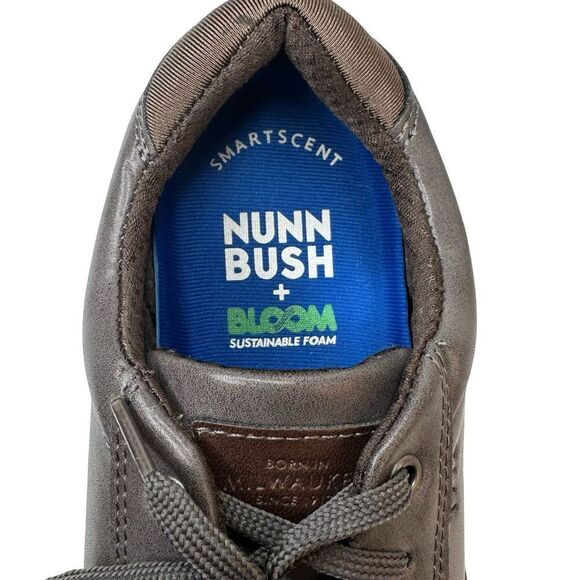 NUNN BUSH Gray Aspire Lace Up Oxford Sneaker Size 8.5 - Picture 4 of 16